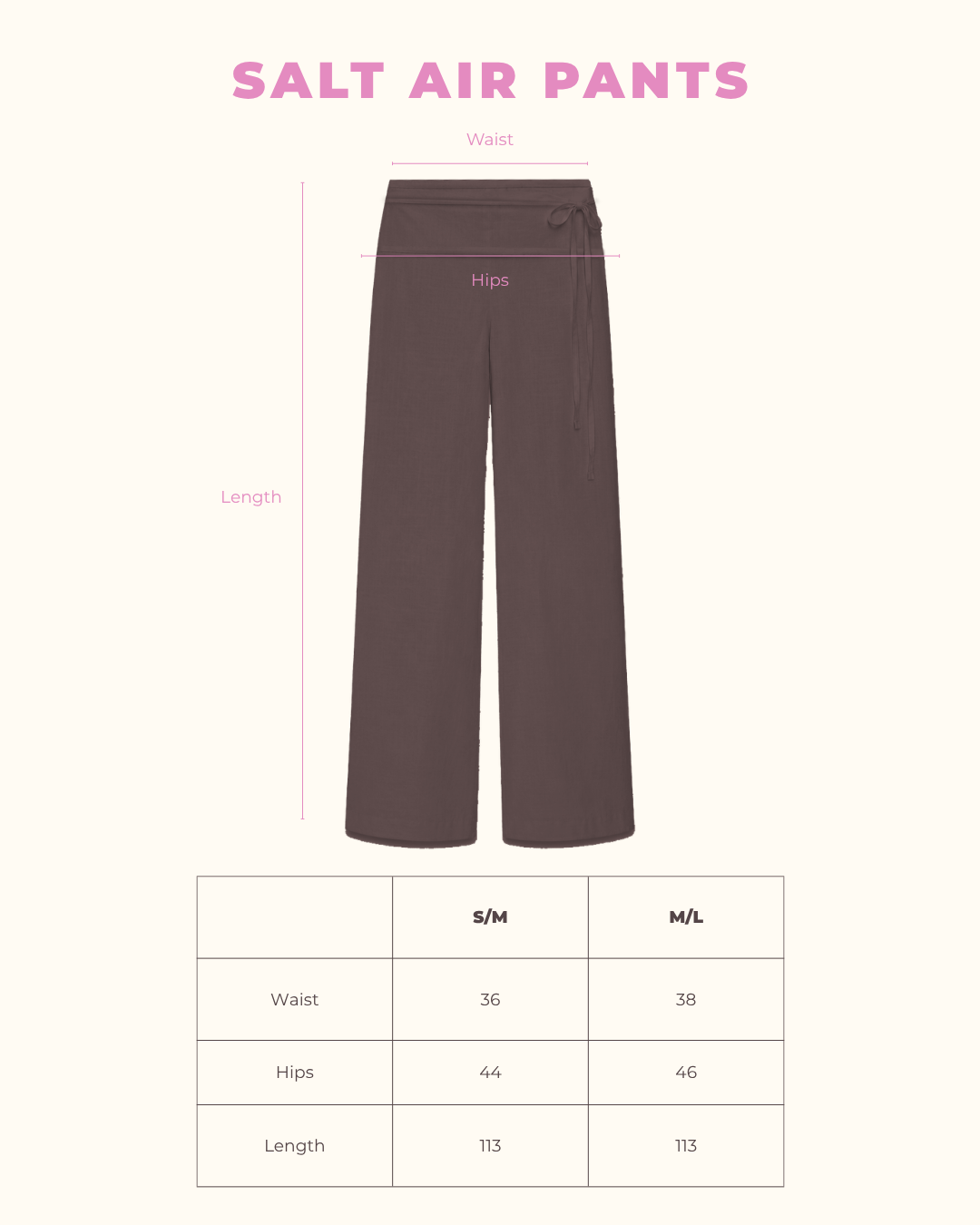 Salt Air Pants - Cocoa