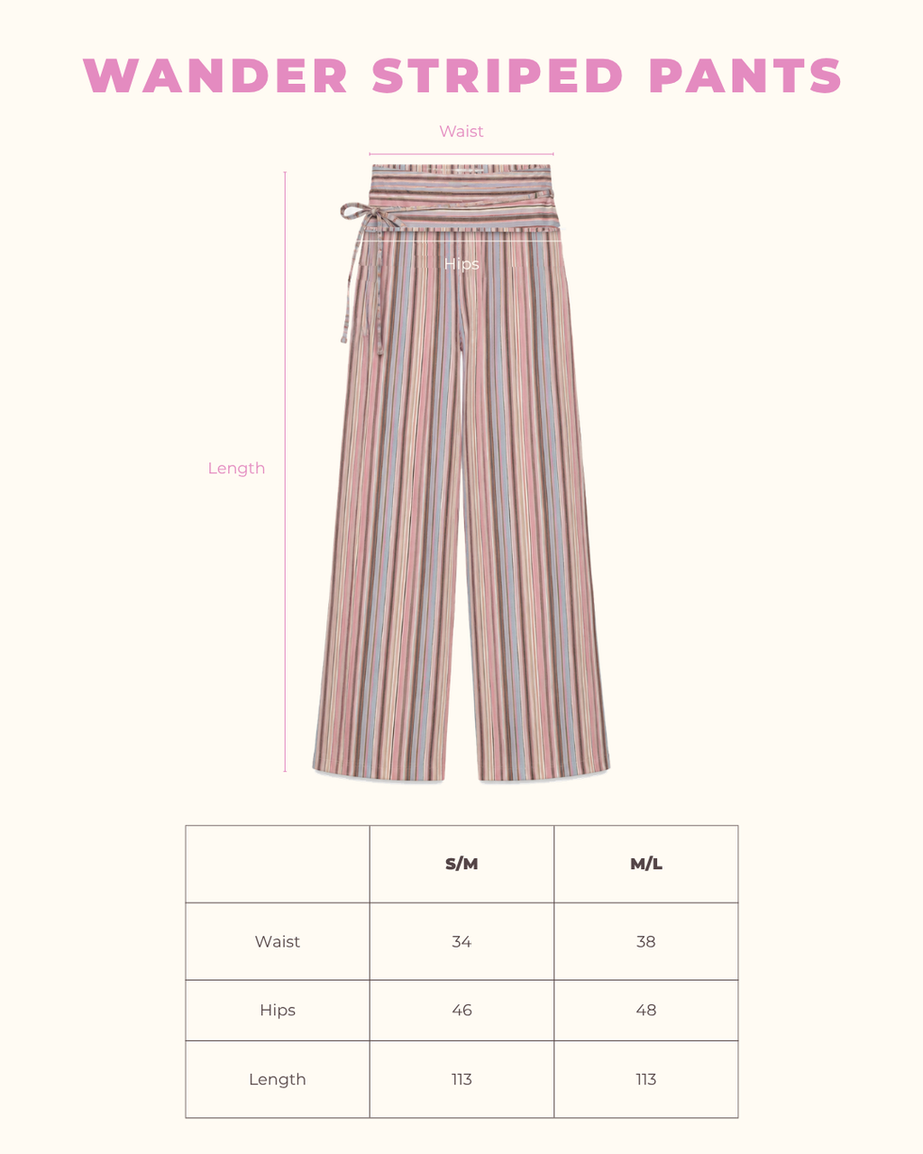 Wander Striped Pants