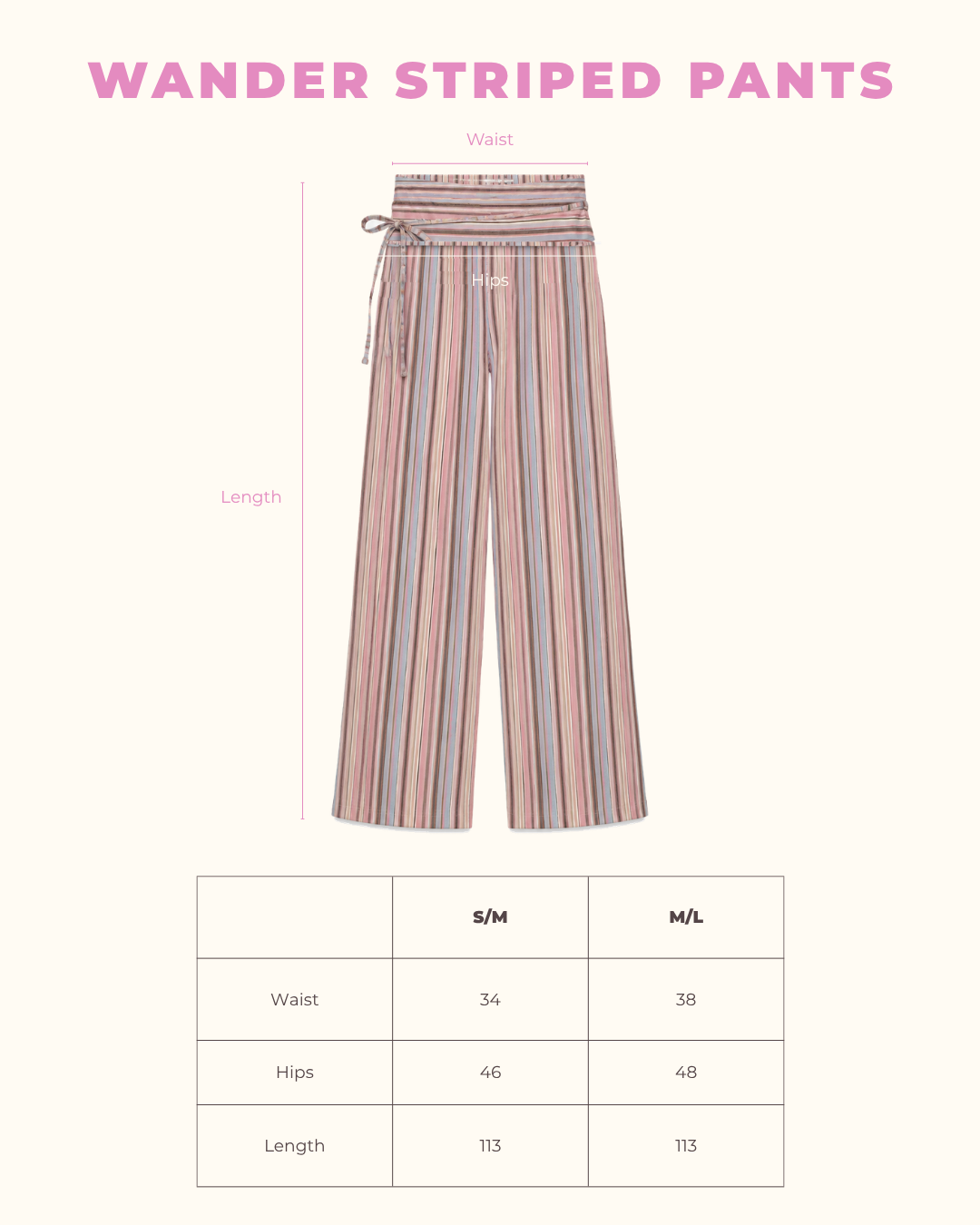 Wander Striped Pants