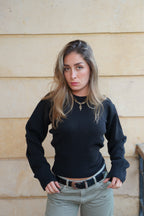 Contour Pullover - Obsidian