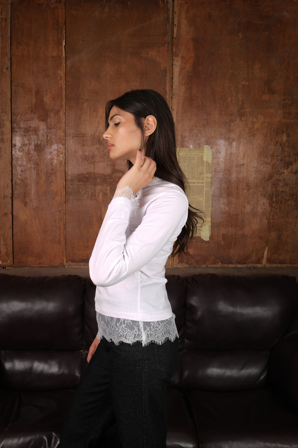 AfterLight Lace Long Sleeves - White