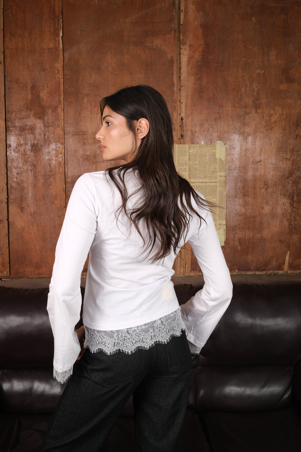 AfterLight Lace Long Sleeves - White