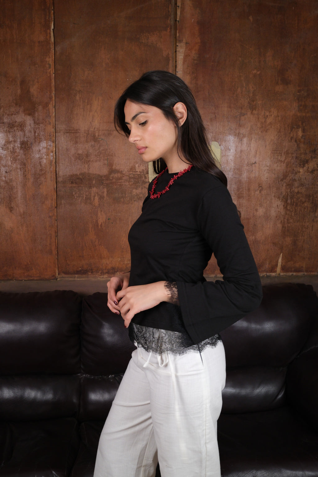 AfterLight Lace Long Sleeves - Black
