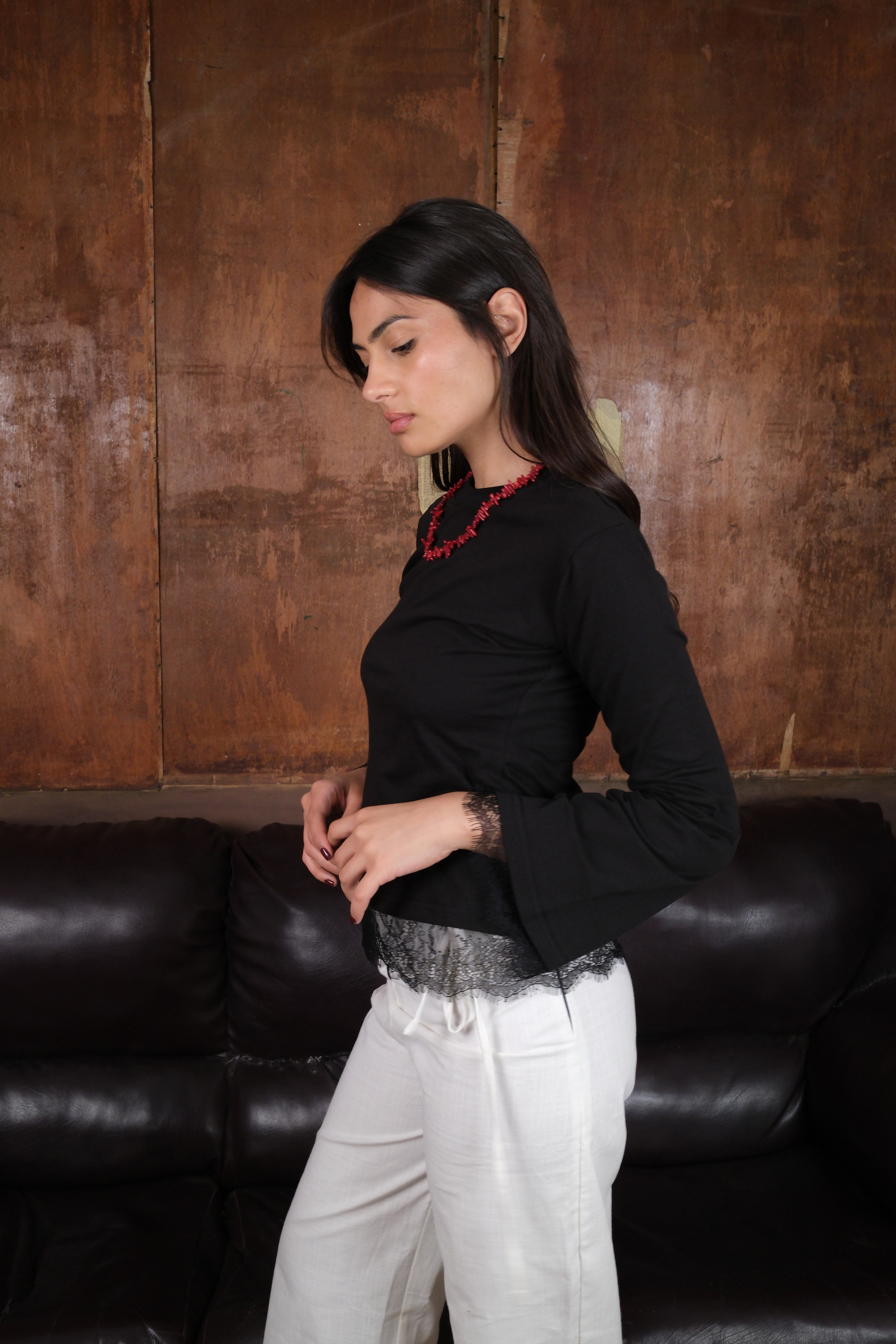 AfterLight Lace Long Sleeves - Black