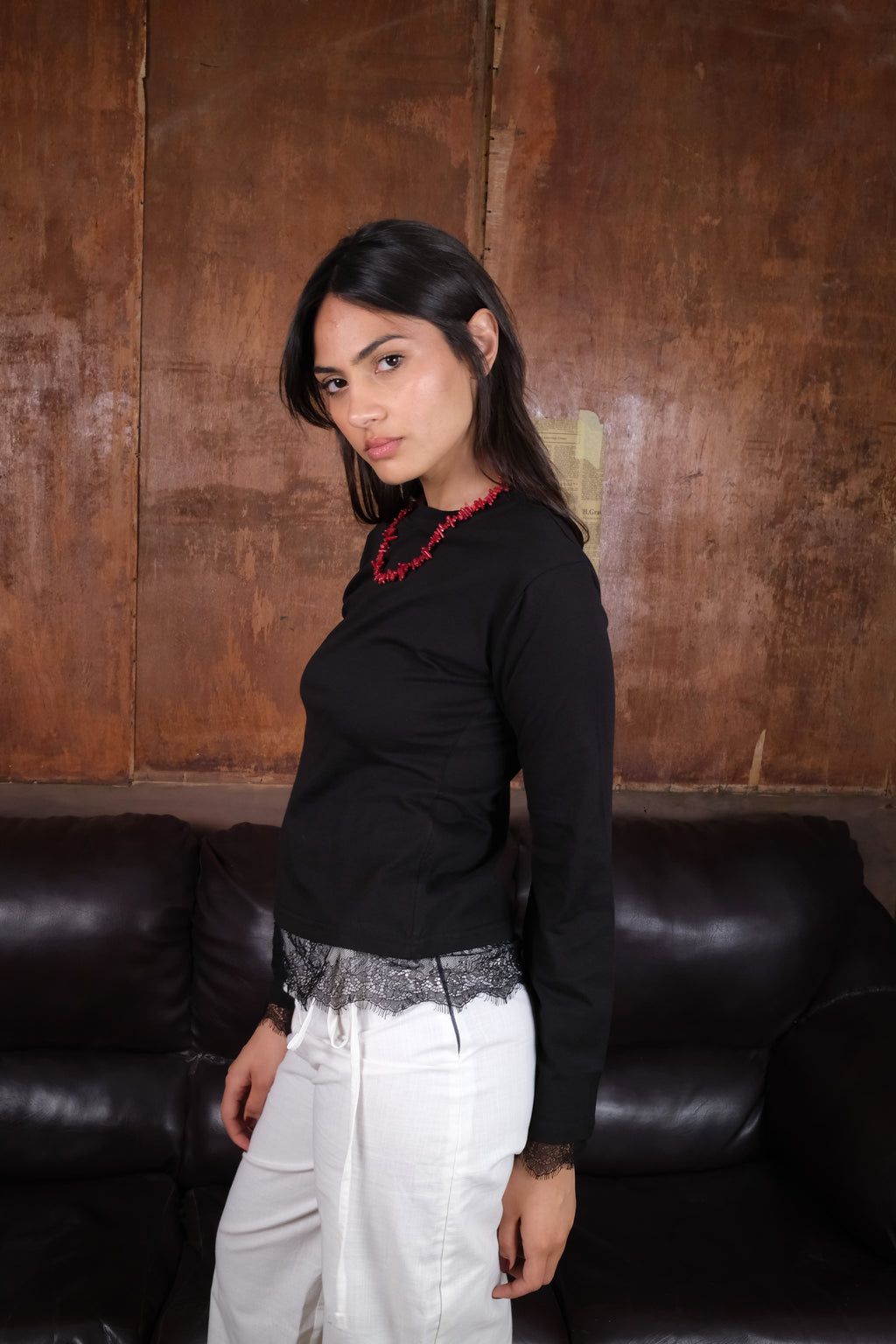AfterLight Lace Long Sleeves - Black
