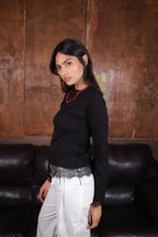 AfterLight Lace Long Sleeves - Black