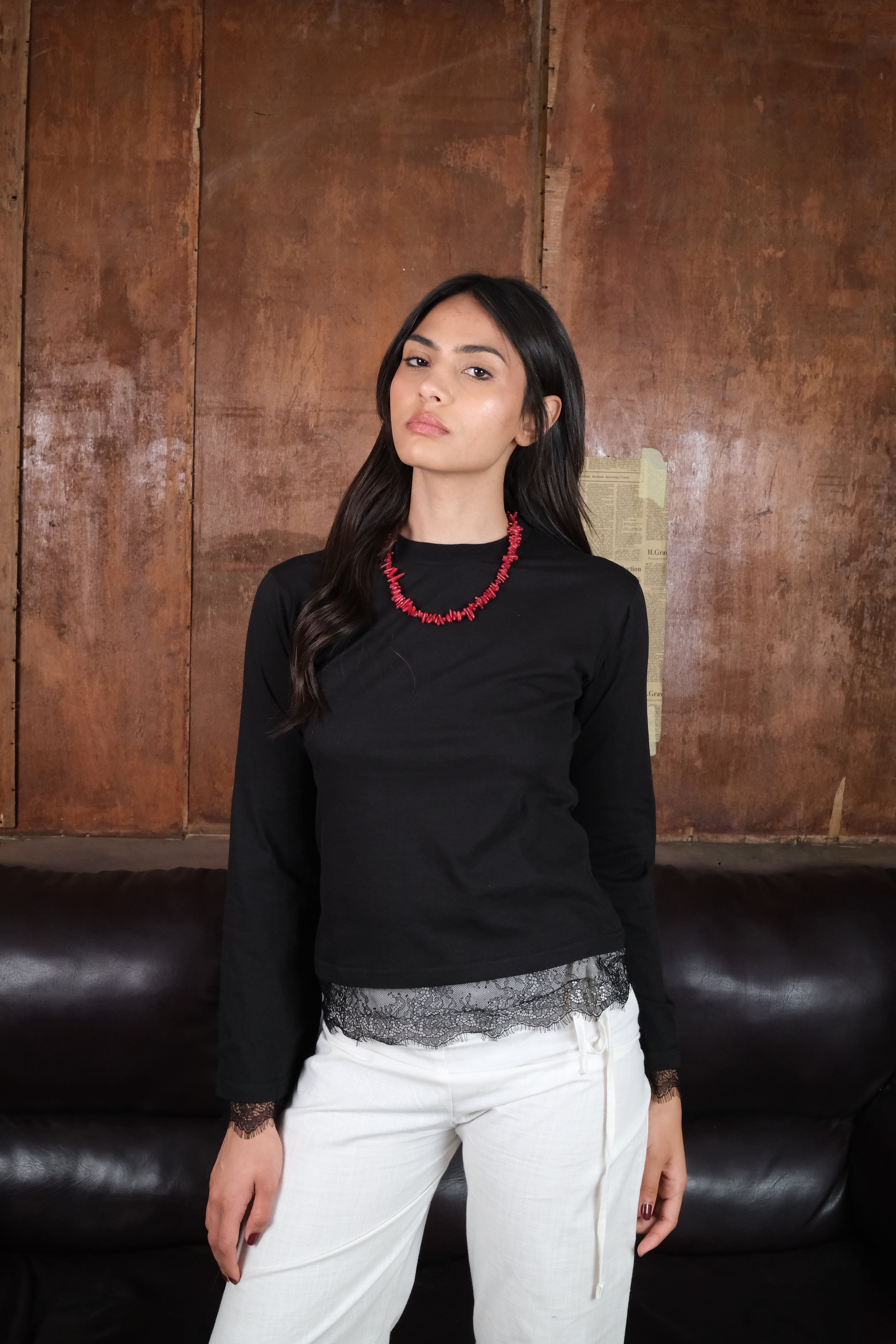 AfterLight Lace Long Sleeves - Black