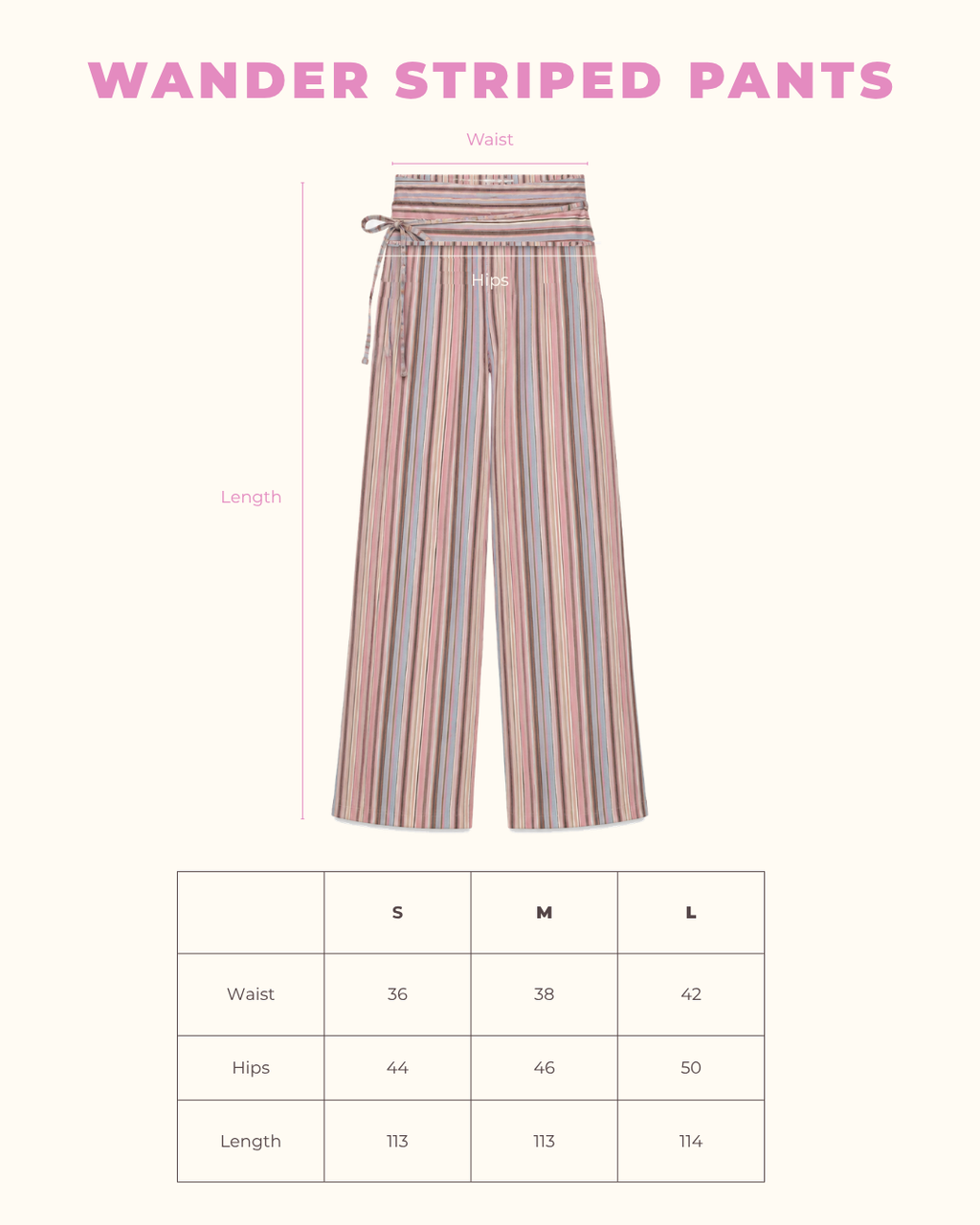 Wander Striped Pants