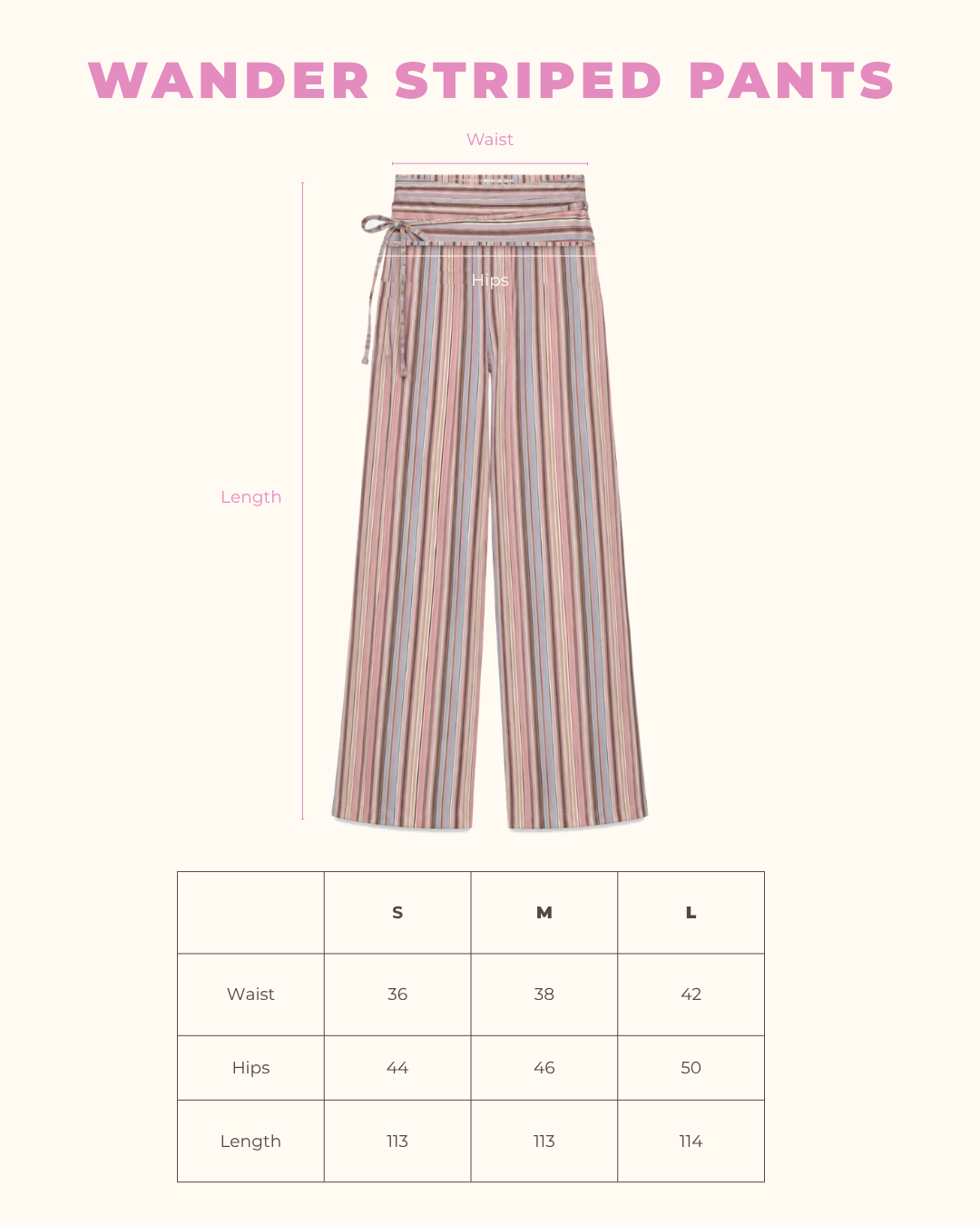 Wander Striped Pants