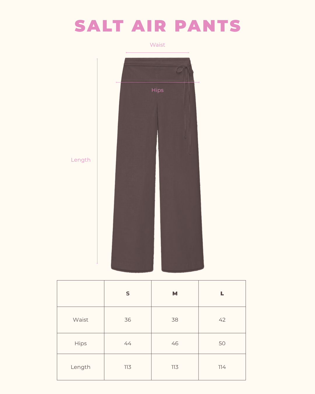 Salt Air Pants - ivory