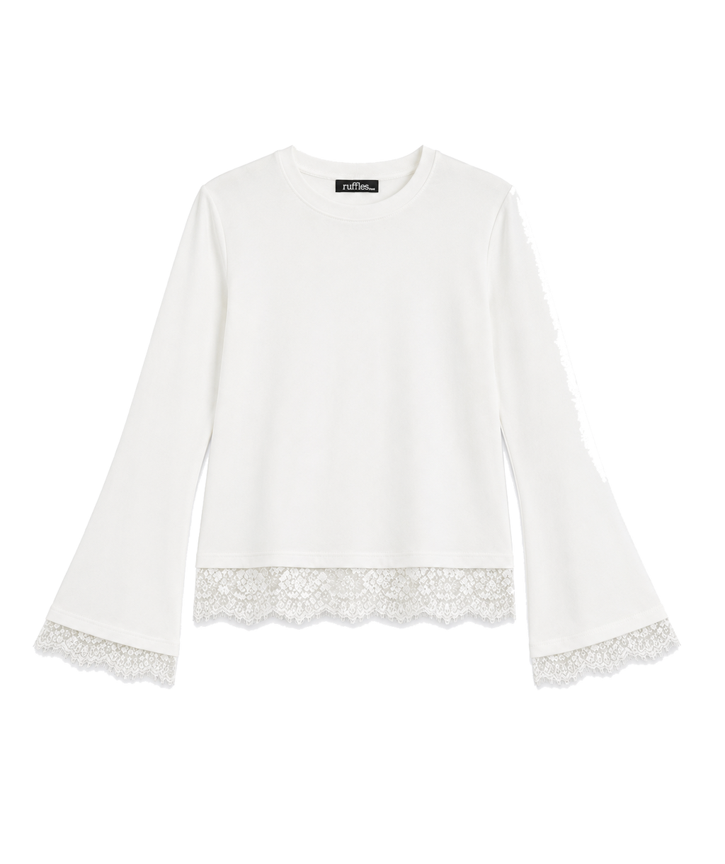 AfterLight Lace Long Sleeves - White