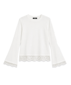 AfterLight Lace Long Sleeves - White