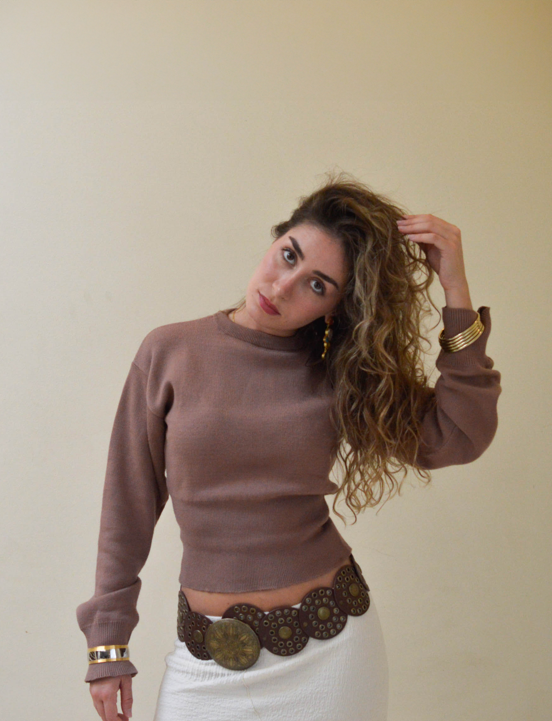Contour Pullover - Rust Pink