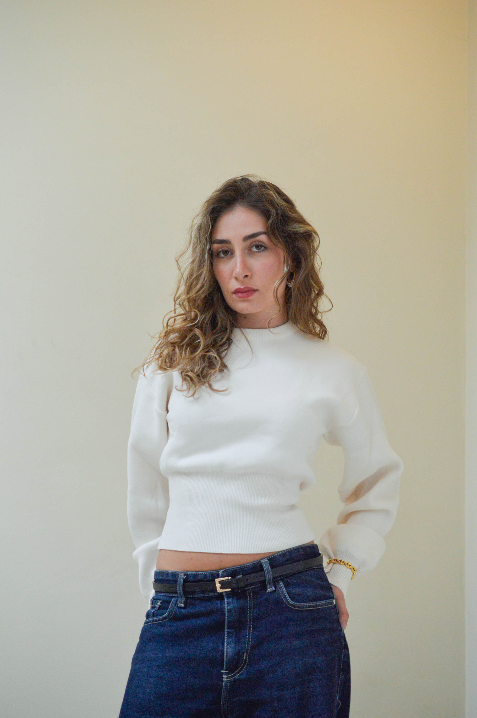 Contour Pullover - Ivory